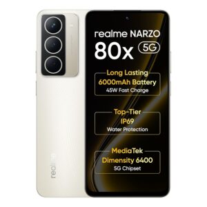 realme NARZO 80x 5G (Sunlit Gold, 8GB+128GB Storage)
