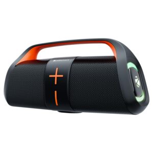 ZEBRONICS 30 Watts Portable Bluetooth Speaker, 30 Hours Playback, Dual 6.6cm Powerful Drivers, RGB LED (Sound Feast 200)
