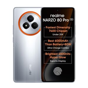 realme NARZO 80 Pro 5G (Speed Silver, 8GB+256GB Storage)