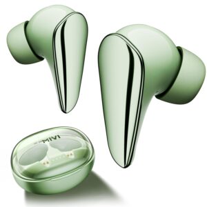 Mivi DuoPods i7 earbuds - Step into The 3rd dimension of sound with 3D Soundstage, Emerald Green