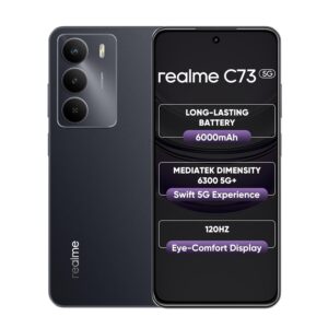 realme C73 5G Smartphone 4+128GB Onyx Black