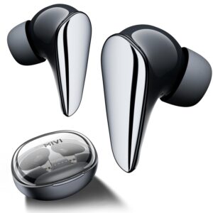 Mivi DuoPods i7 earbuds - Step into The 3rd dimension of sound with 3D Soundstage, Pearl Black