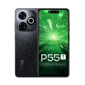itel P55T | Android 14 Go |6000mAh Battery with 18W Charger| Upto 8GB RAM with Memory Fusion & 128GB ROM | Astral Black
