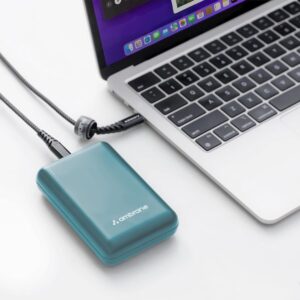 Ambrane 60W Fast Charging Powerbank for MacBook, Type C Laptop & Mobile Charging, Green)