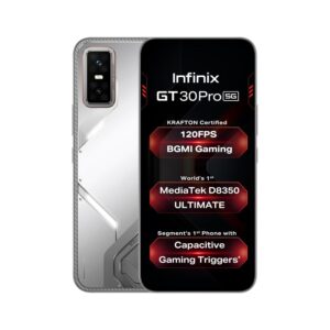 Infinix GT 30 Pro 5G+ (Blade White, 8GB RAM, 256GB Storage)