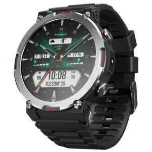 CrossBeats Everest 2.0 Smart watch for Men 1.43" True AMOLED, Always ON Display Bluetooth Calling Rugged Outdoor (Black)
