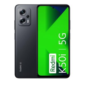 Redmi K50i 5G (Stealth Black, 8GB RAM, 256GB Storage)