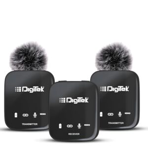 Digitek® (DWM 101 Wireless Microphone System with ANC Noise Reduction