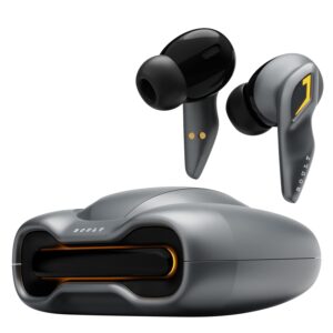 Boult Audio UFO Truly Wireless in Ear Earbuds with 48H Playtime, Built-in App Support,(Smoky Metal)