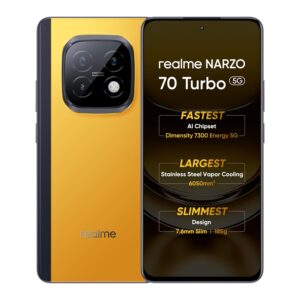 realme NARZO 70 Turbo 5G (Turbo Yellow, 8GB RAM, 128GB Storage)