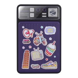 ZEBRONICS MW65 Wireless Power Bank, 10000 mAh, Rapid Charge, Built-in Wireless Charging Pad,(FUN PURPLE)