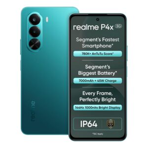 realme P4x 5G (6GB RAM, 128GB, Lake Green)