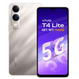 vivo T4 Lite 5G Charger in the Box (Titanium Gold, 128 GB)  (4 GB RAM)