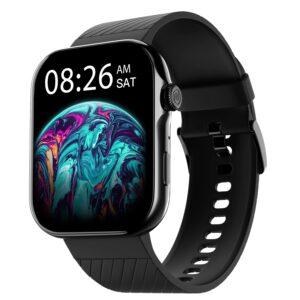 Noise ColorFit Ultra 3 Bluetooth Calling Smart Watch with Biggest 1.96" AMOLED Display, (Jet Black)