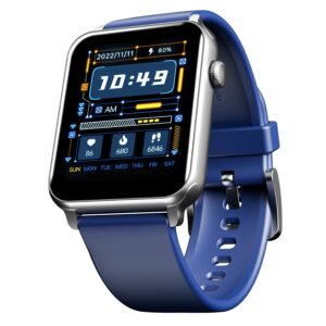 boAt Wave Call Smart Watch, Smart Talk w/Advanced Bluetooth Calling Chip, SpO2, IP68(Deep Blue)
