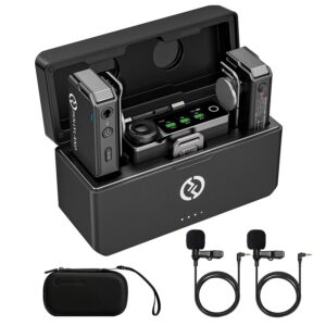 Hollyland LARK MAX Wireless Microphone System with ENC Noise Canceling Studio Audio Quality Camera Mic