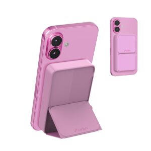 URBN 10000 mAh Stand Magsafe Power Bank with Foldable Stand | 15W Fast Wireless Charging | (Pink)