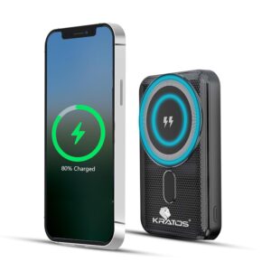 Kratos Legend Prime Mini Wireless Powerbank 10000mAh 15W Magnetic Wireless Fast Charging