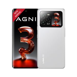 Lava Agni 3 5G (Pristine Glass, 8GB+128GB Storage) | India's 1st Dual AMOLED Display