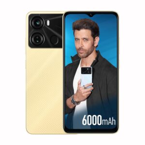 itel P40 (6000mAh Battery with Fast Charging | 4GB RAM + 64GB ROM, Up to 7GB RAM with Memory Fusion |  Luxurious Gold