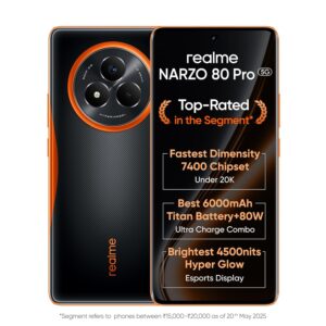 realme NARZO 80 Pro 5G (Nitro Orange,8GB+256GB)