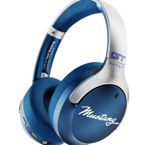 Boult X Mustang Newly Launched Q Over Ear Bluetooth Headphones with 70H Playtime, IPX5 Wireless Headphones