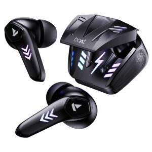 boAt Airdopes 190 in Ear TWS Earbuds with Beast Mode(50ms) for Gaming, 40H Playtime,(Black Sabre)