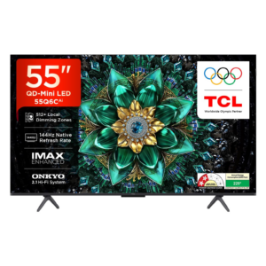 TCL 139 cm (55 inches) 4K UHD Smart QD-Mini LED Google TV 55Q6C