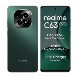 realme C63 5G Charger in the Box (Forest Green, 128 GB)  (4 GB RAM)