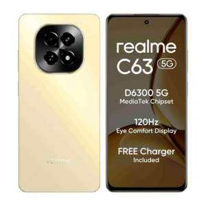 realme C63 5G Charger in the Box (Starry Gold, 128 GB)  (4 GB RAM)