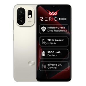 Zeno 100 (3+5GB RAM, 64GB ROM) | 5000mAh Battery | Titanium Gold