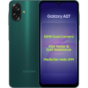 Samsung Galaxy A07 LTE (Green, 4GB RAM, 64GB Storage)
